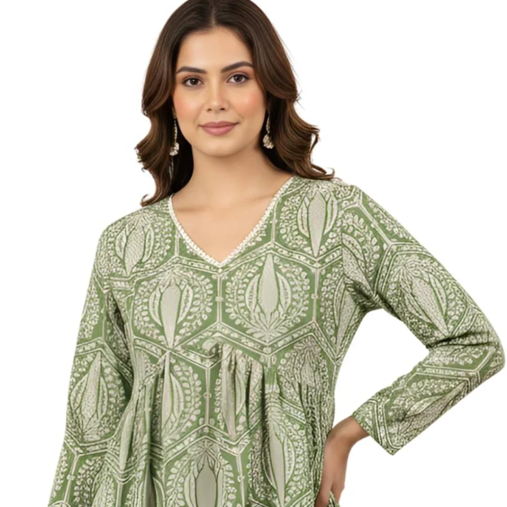 Printed Short Kurti